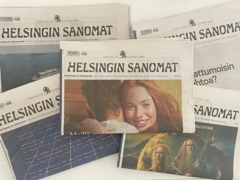 Mielipidekirjoitus (HS 12.10.): ”Palvelun vaatiminen suomeksi on kaikkien etu”
